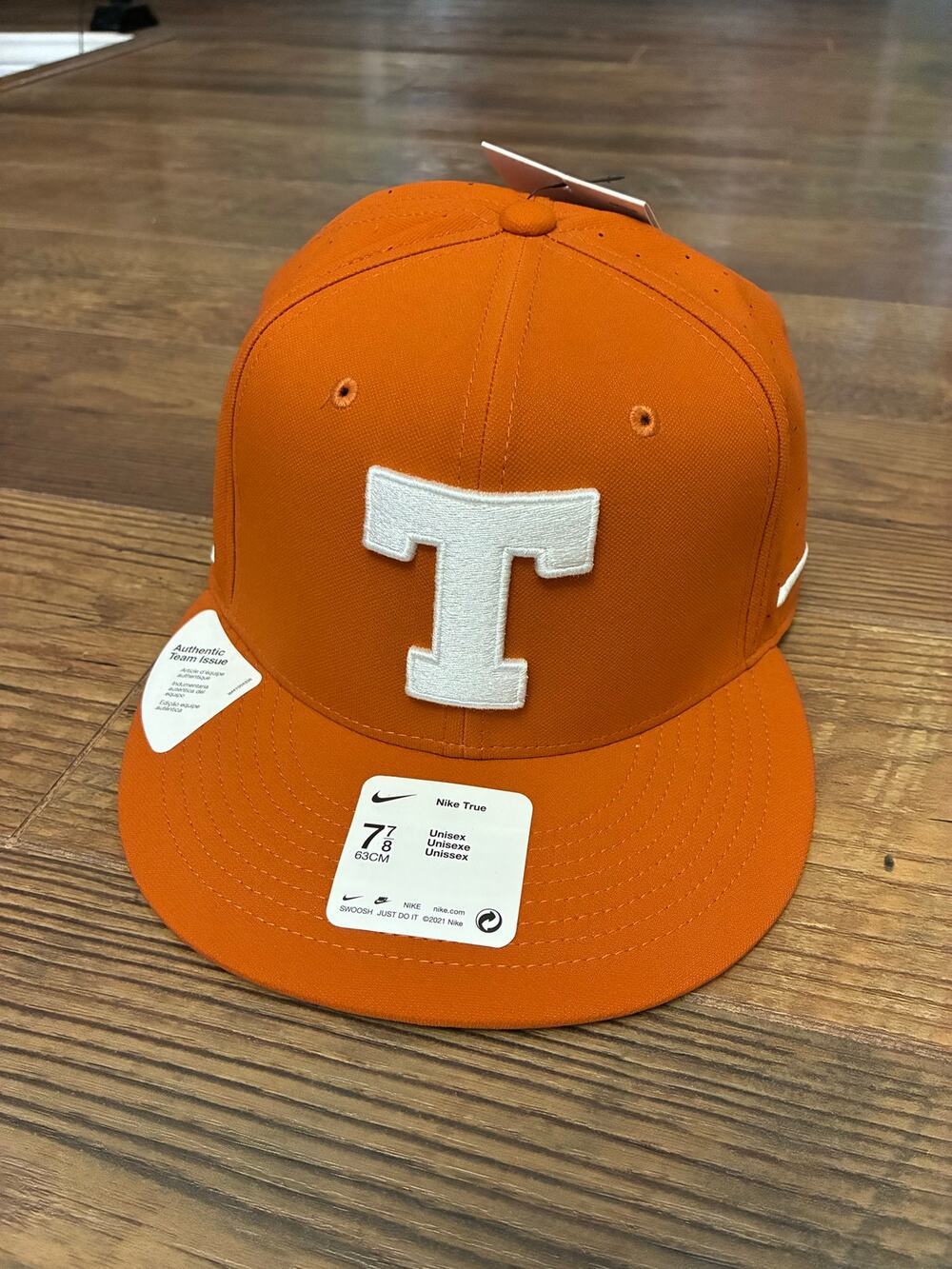 Nike Texas Longhorns hat with Texas flag size 7 7/8